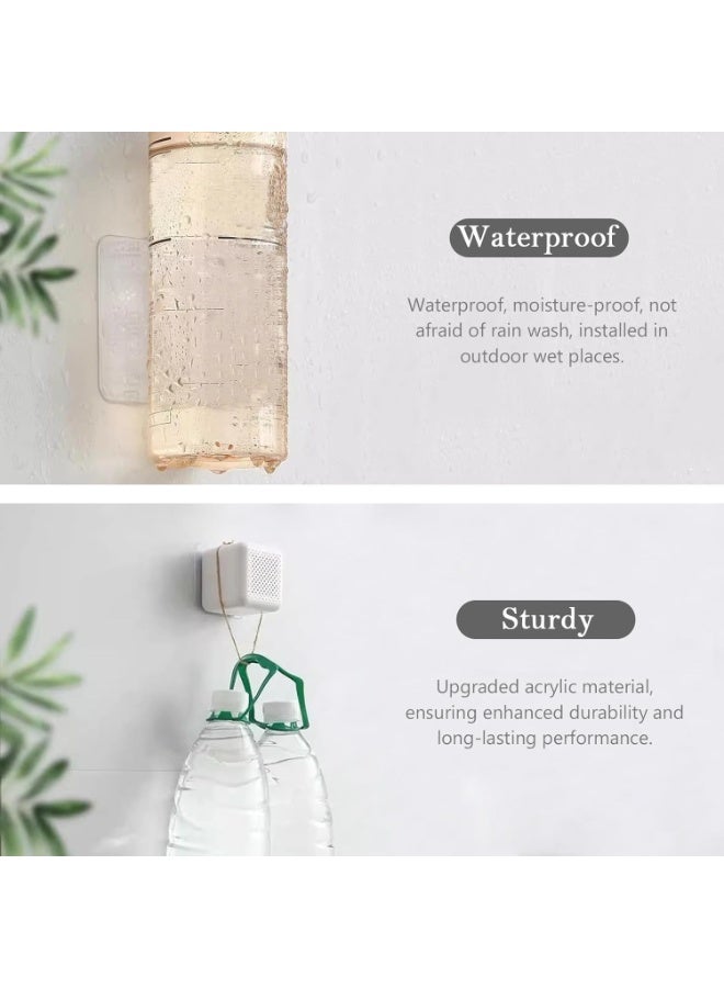 10PCS Clear Double Sided Adhesive Pads Heavy Duty Nano Acrylic Mounting Stickers 6x6cm, Super Strong Transparent Double Sided Tape for Wall Hanging Without Drilling Nails or Screws, Waterproof Washable Reusable Sticky Pads for Home Office Car Kitchen Bathroom DIY Craft, Invisible Mounting Squares for Glass Metal Wood Tile Plastic Marble Decoration Organization - Image 3